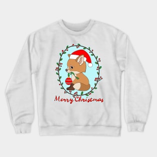 Christmas Fox Crewneck Sweatshirt